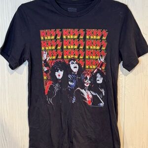 American Classics Black KISS Graphic Tee Medium